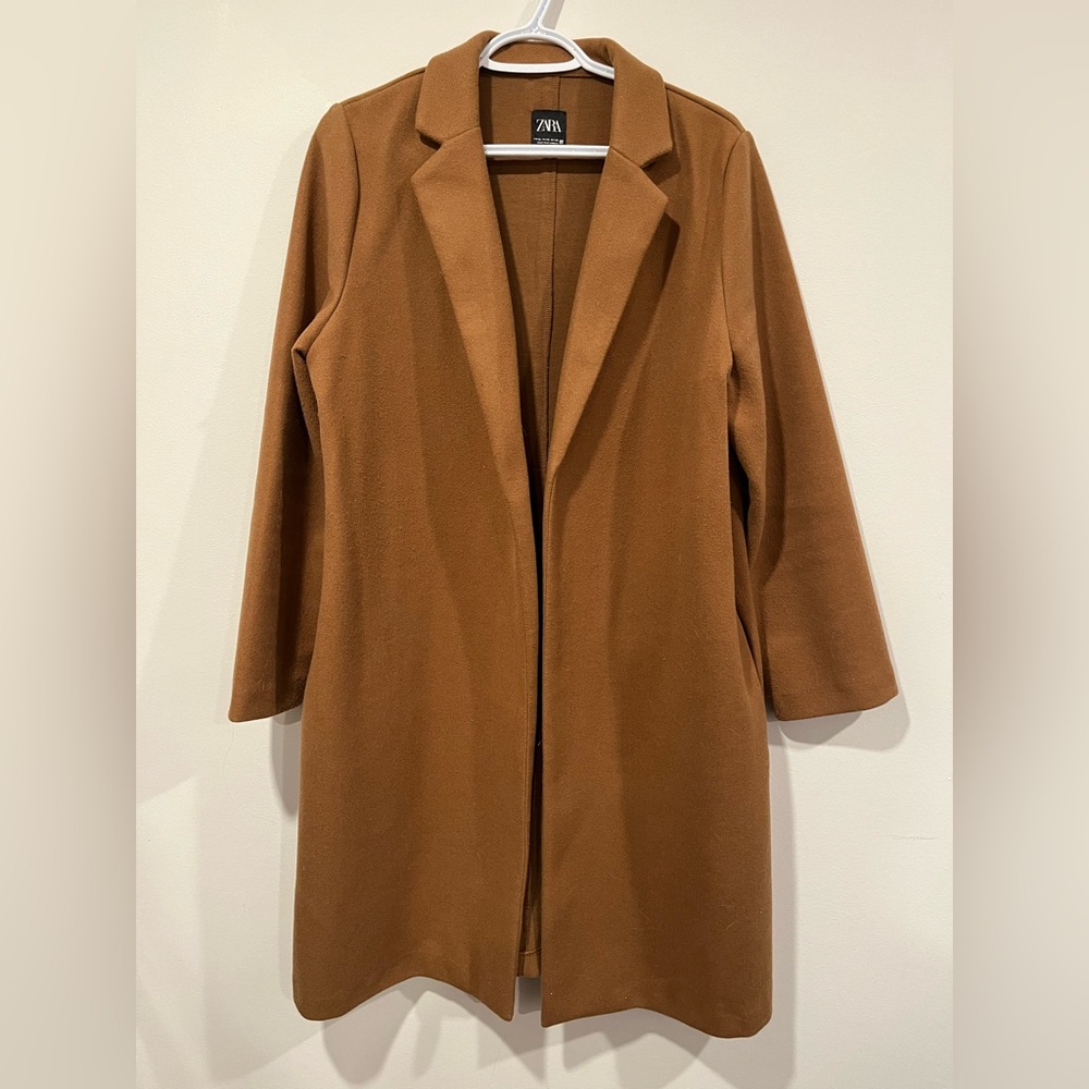CCO FINAL PRICE!! Zara long tan jacket